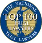 National Top 100 Trial Lawyers Badge